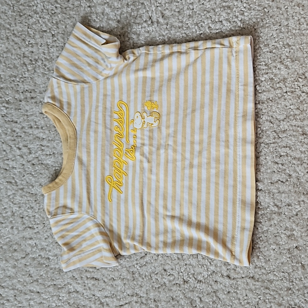 Peanuts "Happiness is..." tee (Size 12-18 mo)